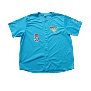 Down East Wood Ducks MiLB Promo Baseball Jersey Blue Mens XL Success Brands